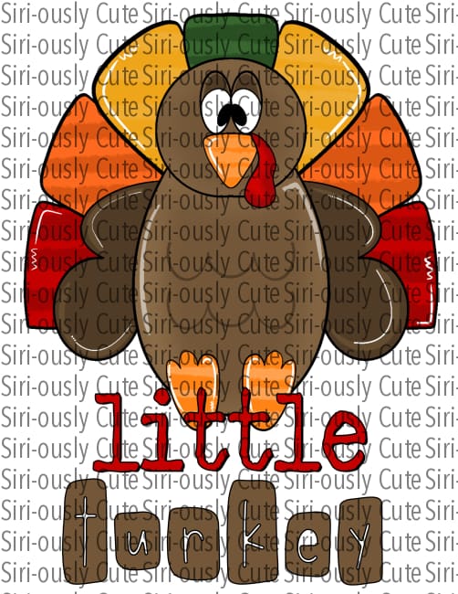 Little Turkey - Red And Orange Tail