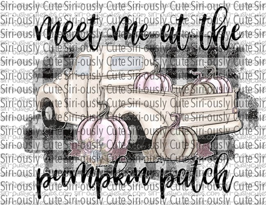 Meet Me At The Pumpkin Patch - Pink Pumpkins