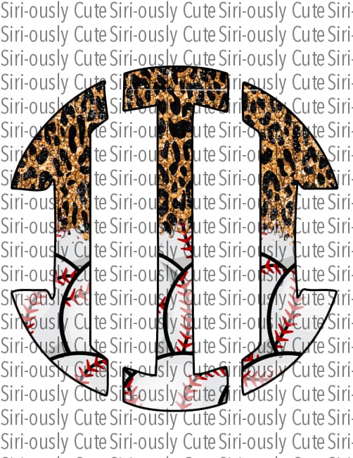 Monogram - Baseball And Cheetah