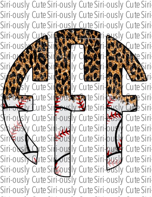 Monogram - Baseball And Cheetah