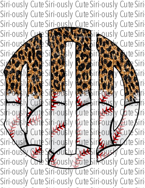 Monogram - Baseball And Cheetah