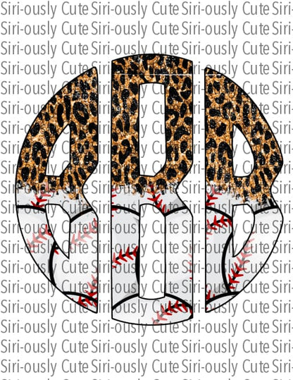 Monogram - Baseball And Cheetah