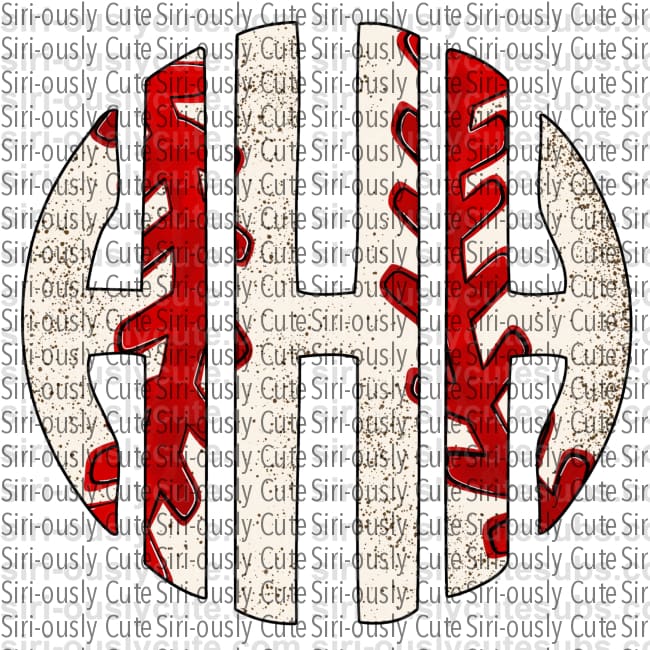 Monogram - Baseball Seam