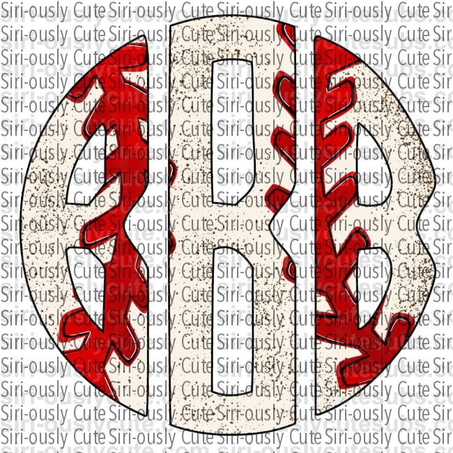 Monogram - Baseball Seam