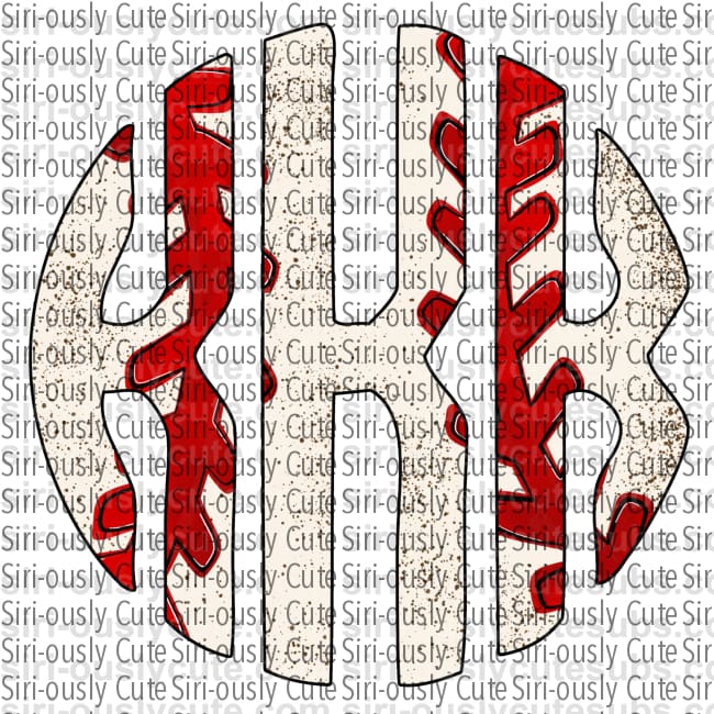 Monogram - Baseball Seam