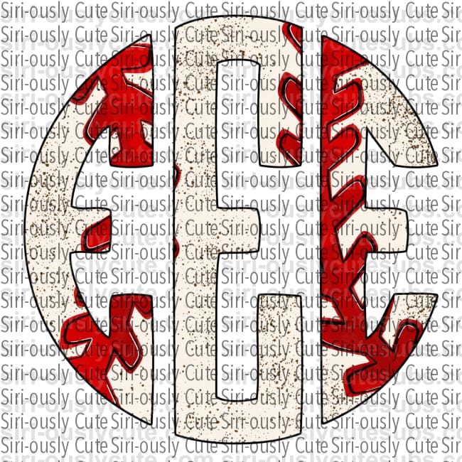 Monogram - Baseball Seam