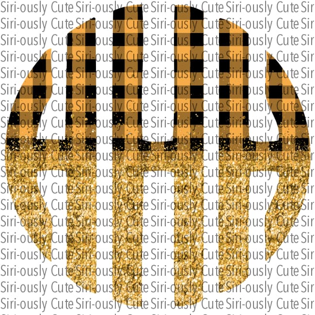 Monogram - Fall Plaid