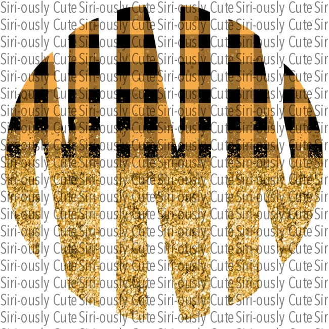 Monogram - Fall Plaid