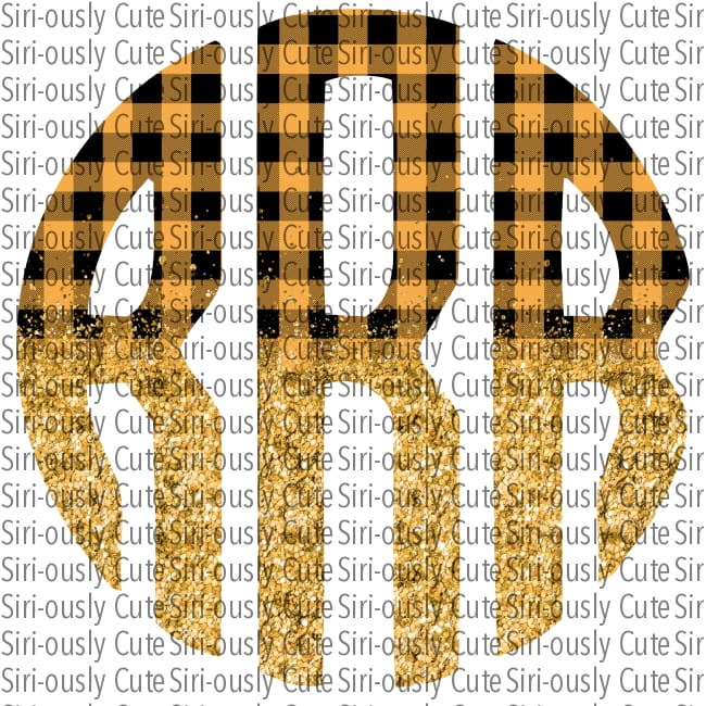 Monogram - Fall Plaid