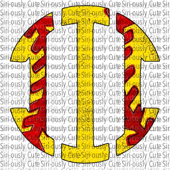 Monogram - Softball Seam