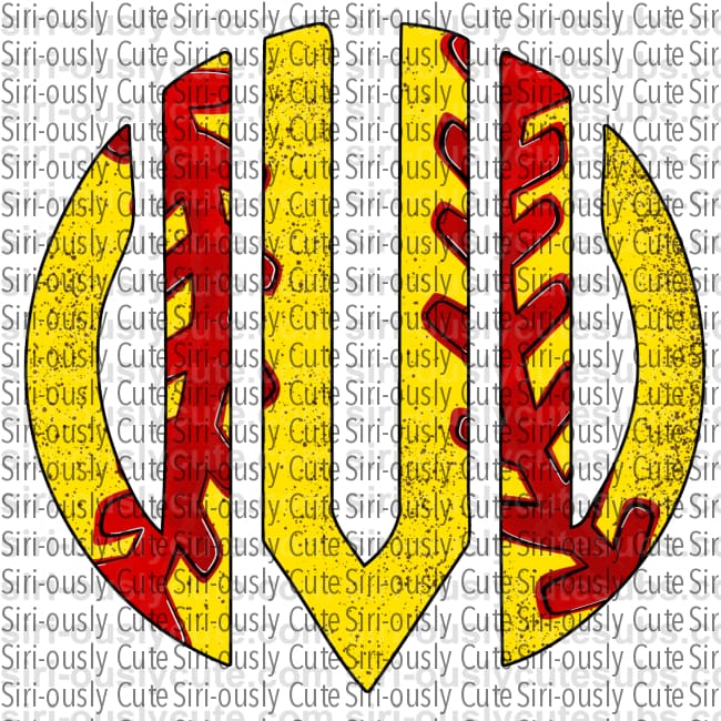 Monogram - Softball Seam