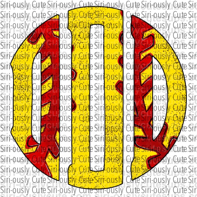 Monogram - Softball Seam