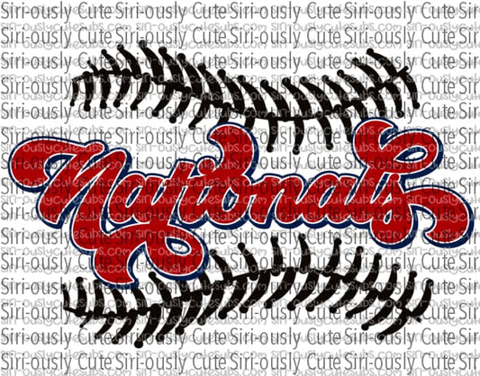 Nationals - Baseball Seams