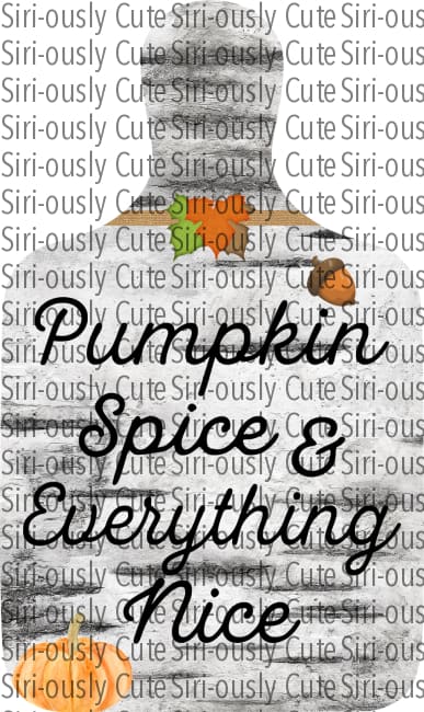 Pumpkin Spice And Everything Nice Cutting Board