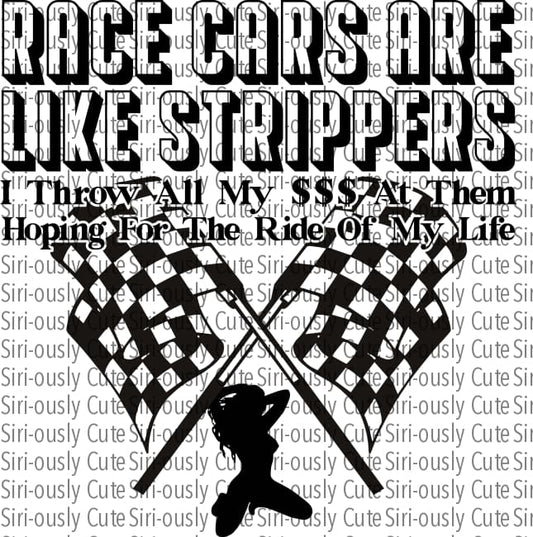 Race Cars Are Like Strippers