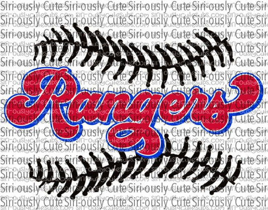 Rangers - Baseball Seams