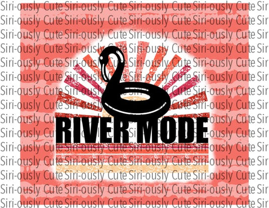 River Mode - Orange Sunburst Straight Tumbler