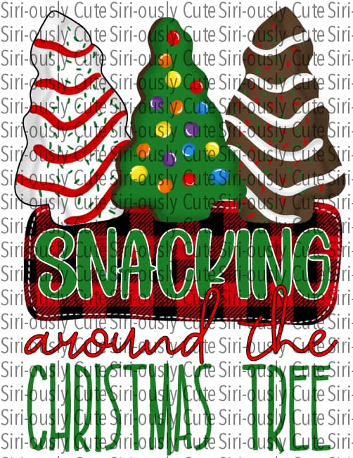 Snacking Around The Christmas Tree - Snack Cakes