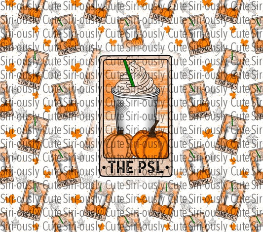 The Psl Tarot Card - Straight Tumbler Sublimation Transfer