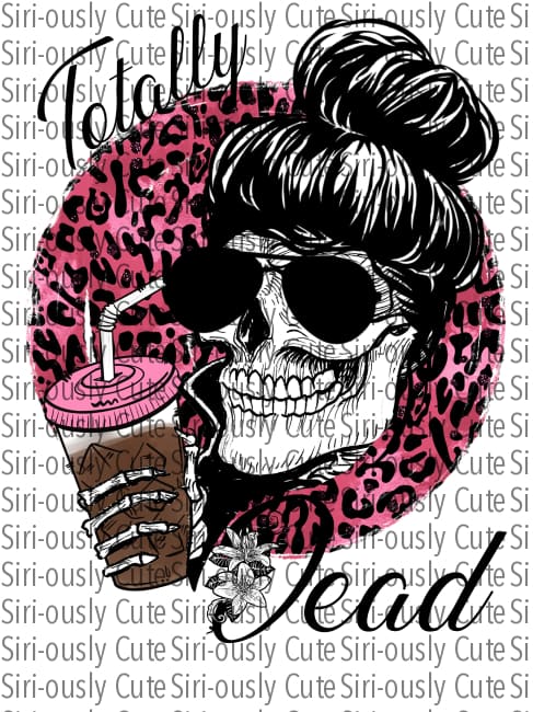 Totally Dead - Pink Leopard Skull