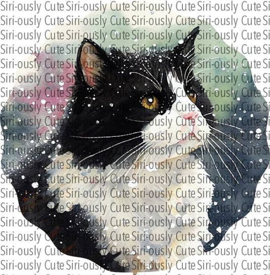 Tuxedo Cat Wind Spinner Sublimation Transfer