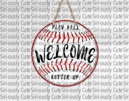 Welcome Baseball - Play Ball Batter Up