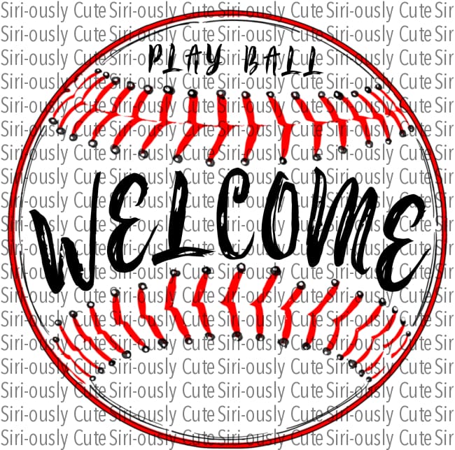 Welcome Baseball - Play Ball