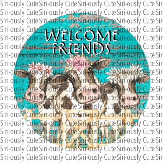 Welcome Friends- Round Farm Animals