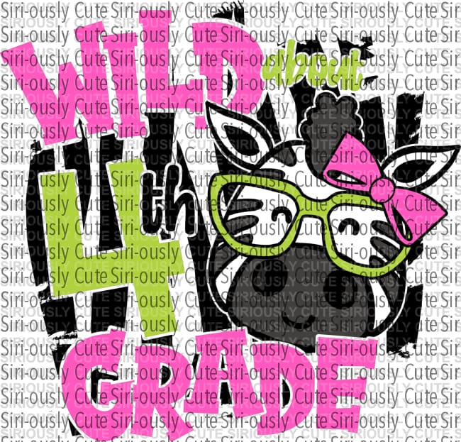 Wild About 4Th Grade - Girl