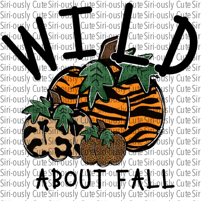 Wild About Fall - Animal Print Pumpkin Trio